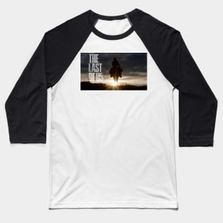 The Last of us Pedro Pascal and Bella Ramsey HBO Print Baseball T-Shirt